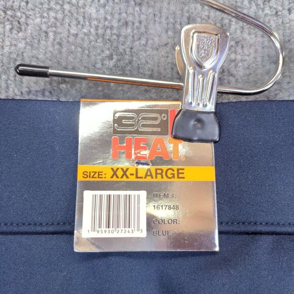 32 Degrees Heat Men's Jogger Pants Blue XXL Drawstring Waist Activewear W/Tags - Picture 11 of 14